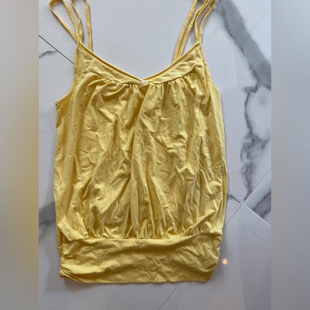 Ella Moss tank. Yellow. XS.